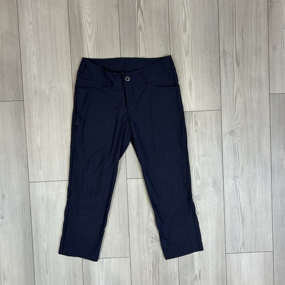Arc'teryx Creston Capri Lightweight Blue Stretch Nylon Pants Women's Size 4 - Picture 1 of 13